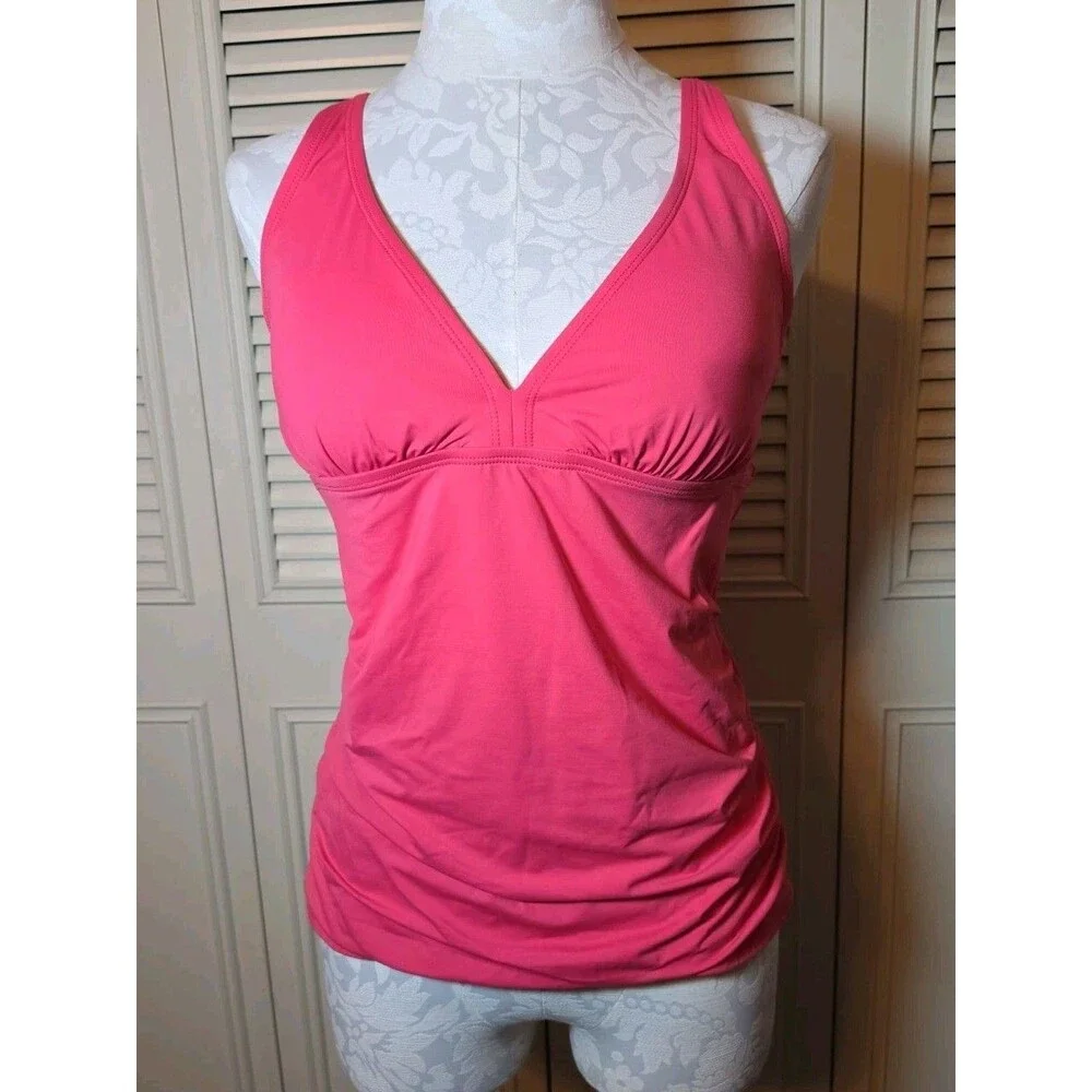 Tommy Bahama Coral Swim Tankini Top Size XL Beach Vacation Poolside Classic